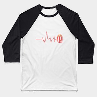 Popcorn,Lover Heartbeat,Gift Popcorn T-Shirt. Baseball T-Shirt